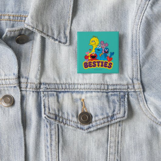 Sesame Street Valentine Besties Button (Beispiel)