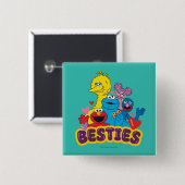 Sesame Street Valentine Besties Button (Vorne & Hinten)