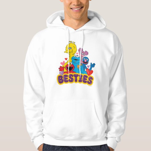 Sesame Street Valentine Besties Hoodie (Vorderseite)