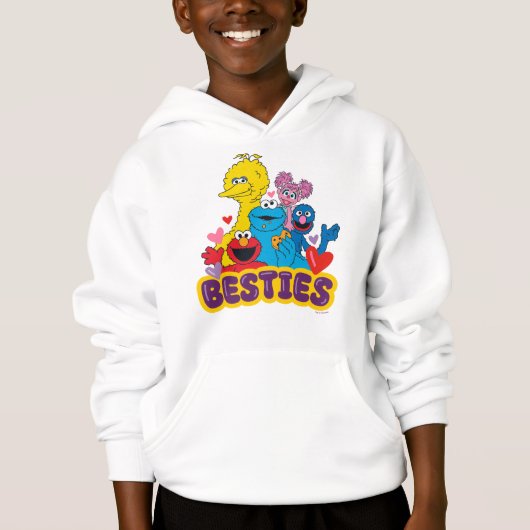 Sesame Street Valentine Besties Hoodie (Vorderseite)