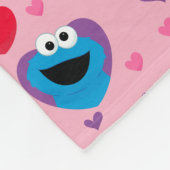 Sesame Street Valentine Hearts Pattern Fleecedecke (Ecke)