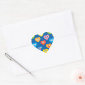 Sesame Street Valentine Hearts Pattern Herz-Aufkleber (Umschlag)