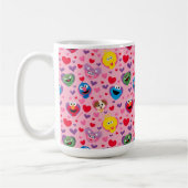 Sesame Street Valentine Hearts Pattern Kaffeetasse (Links)