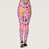 Sesame Street Valentine Hearts Pattern Leggings (Rückseite)