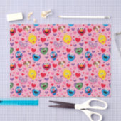 Sesame Street Valentine Hearts Pattern Seidenpapier (Handwerk)