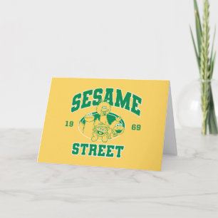 Sesame Street Vintage 1969 Karte