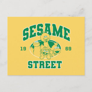Sesame Street Vintage 1969 Postkarte