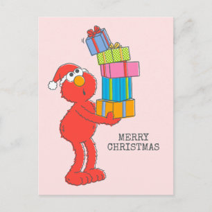Sesame Street Vintage Elmo und Geschenke Postkarte