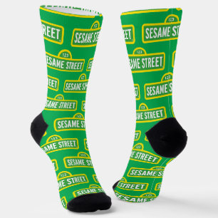 Sesame Street Vollfarbiges Logo Socken
