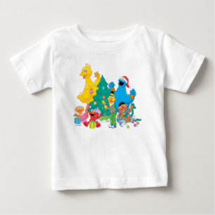 Sesame Street Weihnachtsfreunde Baby T-shirt