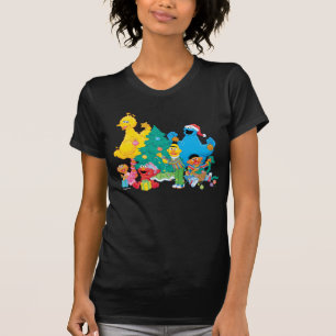 Sesame Street   Weihnachtsfreunde T-Shirt
