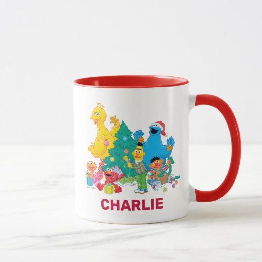 Sesame Street | Weihnachtsfreunde Tasse (Rechts)