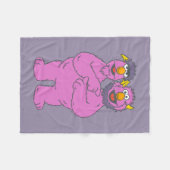 Sesame Street Zwei-Köpfe-Monster Fleecedecke (Vorderseite (Horizontal))