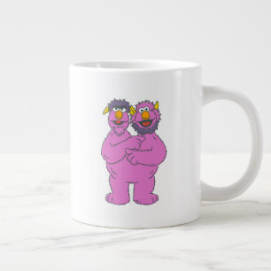 Sesame Street Zwei-Köpfe-Monster Jumbo-Tasse