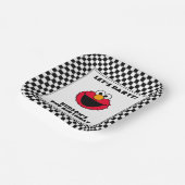 Sesame Street's Elmo Checkerboard Birthday Pappteller (Gewinkelt)