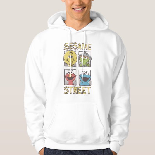 Sesame StreetVintage Character Comic 2 Hoodie (Vorderseite)