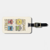 Sesame StreetVintage Character Comic Gepäckanhänger (Vorderseite horizontal)