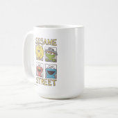 Sesame StreetVintage Character Comic Kaffeetasse (Vorderseite Links)