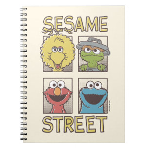 Sesame StreetVintage Character Comic Notizblock