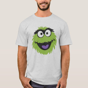 Sesamee Street Oscar the Grouch Face Geschenkartik T-Shirt