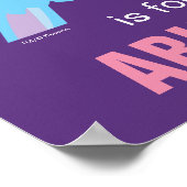 Sesamstraße | A ist für Abby Poster (Ecke)