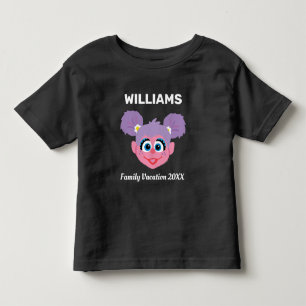 Sesamstraße   Abby Cadabby Familienurlaub Kleinkind T-shirt