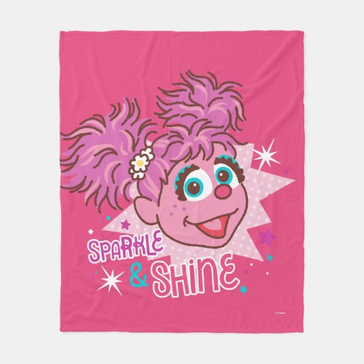 Sesamstraße | Abby Cadabby - Sparkle & Shine Fleecedecke (Vorderseite)