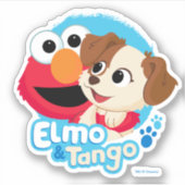 Sesamstraße | Abzeichen Elmo & Tango Aufkleber (Vorderseite)