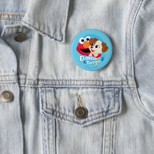 Sesamstraße | Abzeichen Elmo & Tango Button (Beispiel)