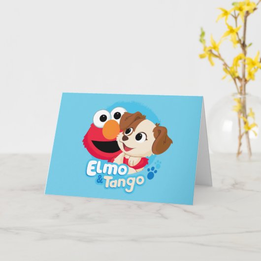 Sesamstraße | Abzeichen Elmo & Tango Karte (Gelbe Blume)