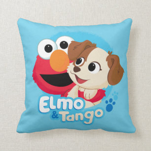 Sesamstraße Abzeichen Elmo & Tango Kissen