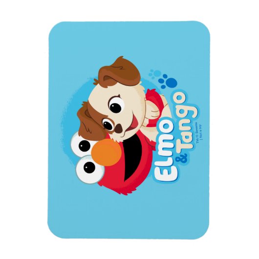 Sesamstraße | Abzeichen Elmo & Tango Magnet (Vertikal)