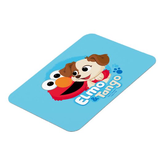 Sesamstraße | Abzeichen Elmo & Tango Magnet (Linke Seite)