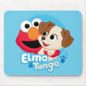 Sesamstraße | Abzeichen Elmo & Tango Mousepad (Vorne)