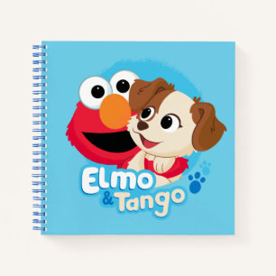 Sesamstraße Abzeichen Elmo & Tango Notizblock