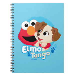 Sesamstraße   Abzeichen Elmo & Tango Notizblock