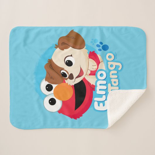 Sesamstraße | Abzeichen Elmo & Tango Sherpadecke (Vorderseite (Horizontal))