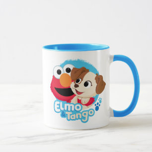 Sesamstraße Abzeichen Elmo & Tango Tasse
