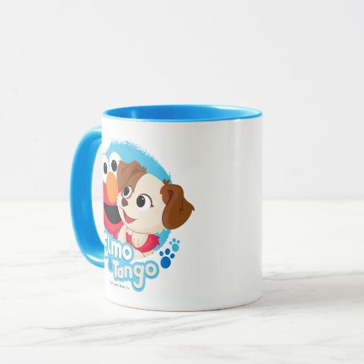 Sesamstraße | Abzeichen Elmo & Tango Tasse (Vorderseite Links)