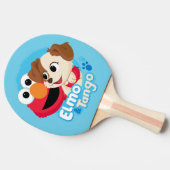 Sesamstraße | Abzeichen Elmo & Tango Tischtennis Schläger (Seitenansicht)