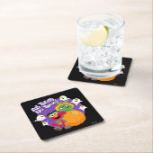 Sesamstraße | Alle Tricks keine Leckereien! Rechteckiger Pappuntersetzer (Vor Ort)