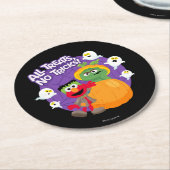 Sesamstraße | Alle Tricks keine Leckereien! Runder Pappuntersetzer (Angewinkelt)