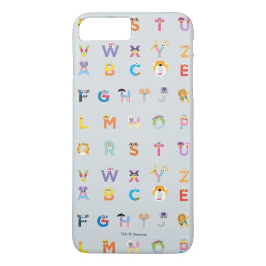 Sesamstraße | Alphabet - Buchstaben Case-Mate iPhone Hülle (Rückseite)
