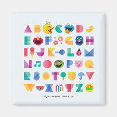 Sesamstraße Alphabet Magnet (Vorne)