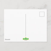 Sesamstraße Apartmentfenster Muster Postkarte (Rückseite)