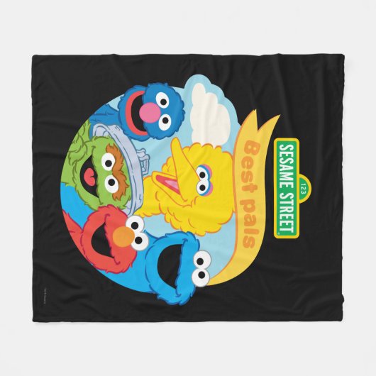 Sesamstraße Art Fleecedecke (Vorderseite (Horizontal))