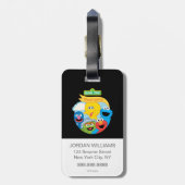 Sesamstraße Art Gepäckanhänger (Rückseite vertikal)