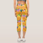 Sesamstraße Autumn Leaves Pattern Capri Leggings (Rückseite)