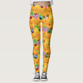 Sesamstraße Autumn Leaves Pattern Leggings (Vorderseite)