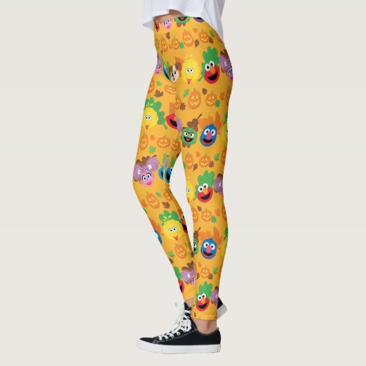 Sesamstraße Autumn Leaves Pattern Leggings (Links)